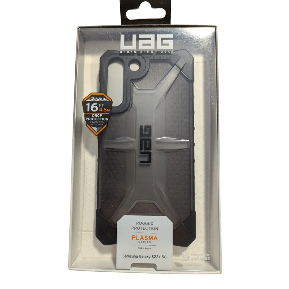 W6. UAG Plasma Series Case For Samsung Galaxy S22+ (PLUS) In Ash